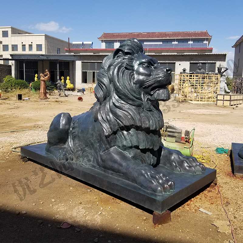 匯豐銅獅子，銅雕塑廠家，歐式銅獅子，銀行銅獅子雕塑