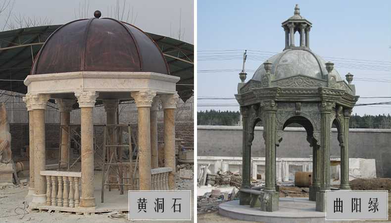 歐式景觀亭子，石雕大理石亭子，河北涼亭廠家