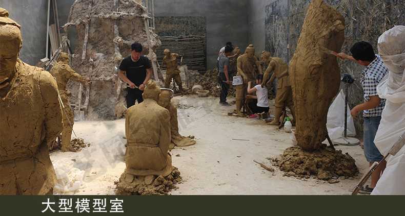 銅雕塑模型室，銅雕塑模型