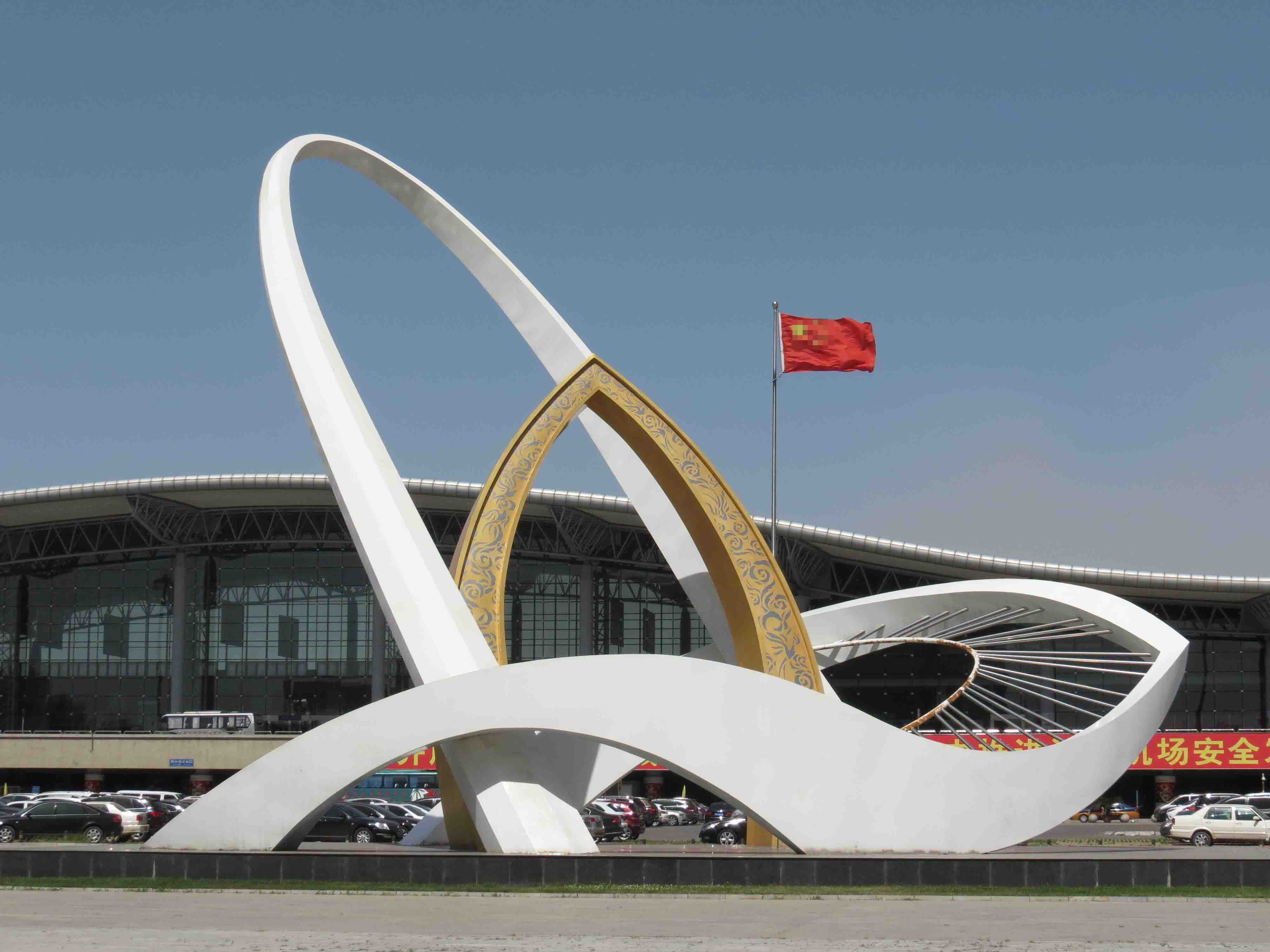 大型機(jī)場(chǎng)雕塑，大型廣場(chǎng)雕塑，機(jī)場(chǎng)廣場(chǎng)雕塑